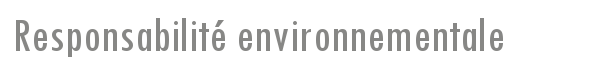 Responsabilité environnementale